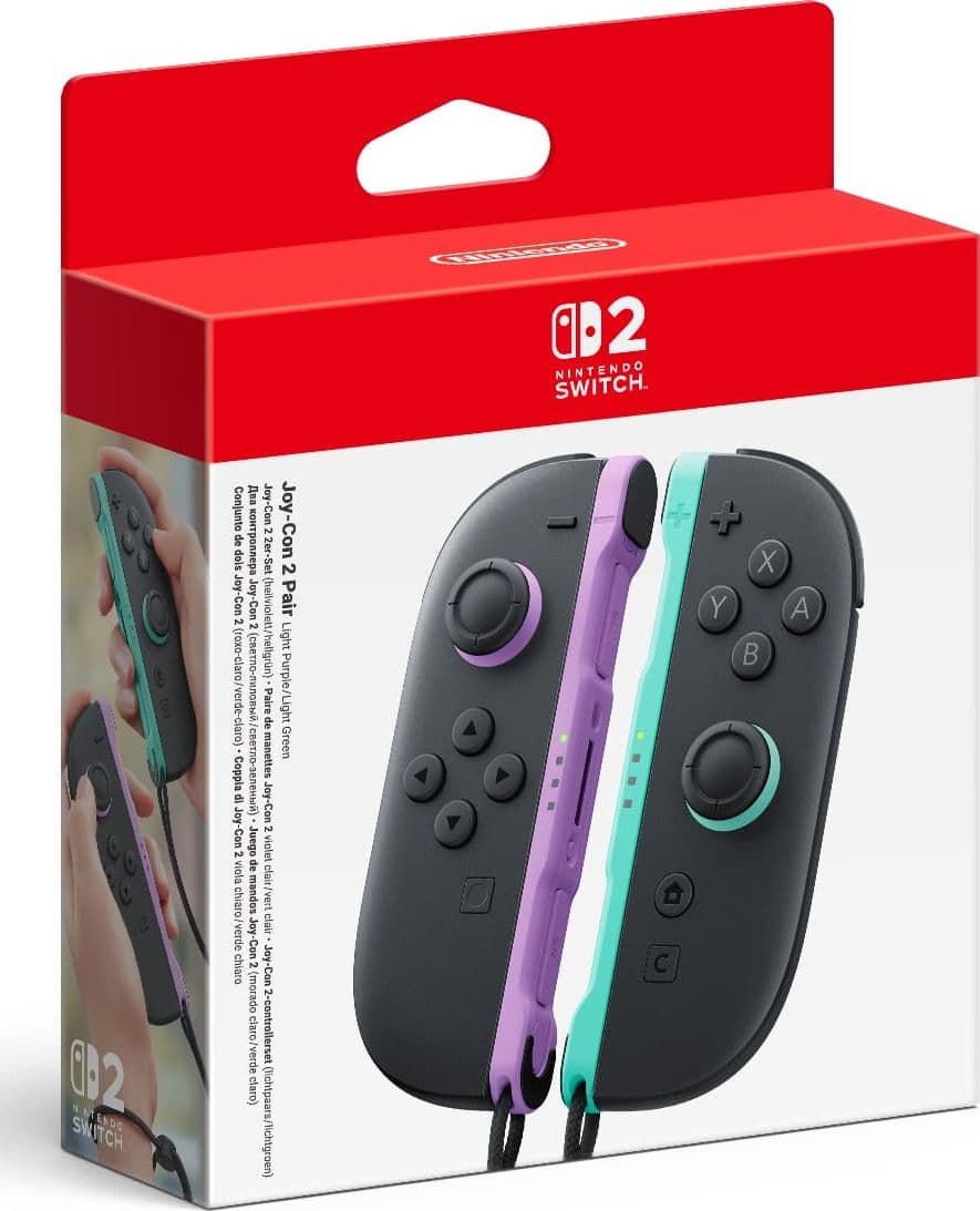 Nintendo Controller Joy-Con 2 viola chiaro / verde chiaro - 2