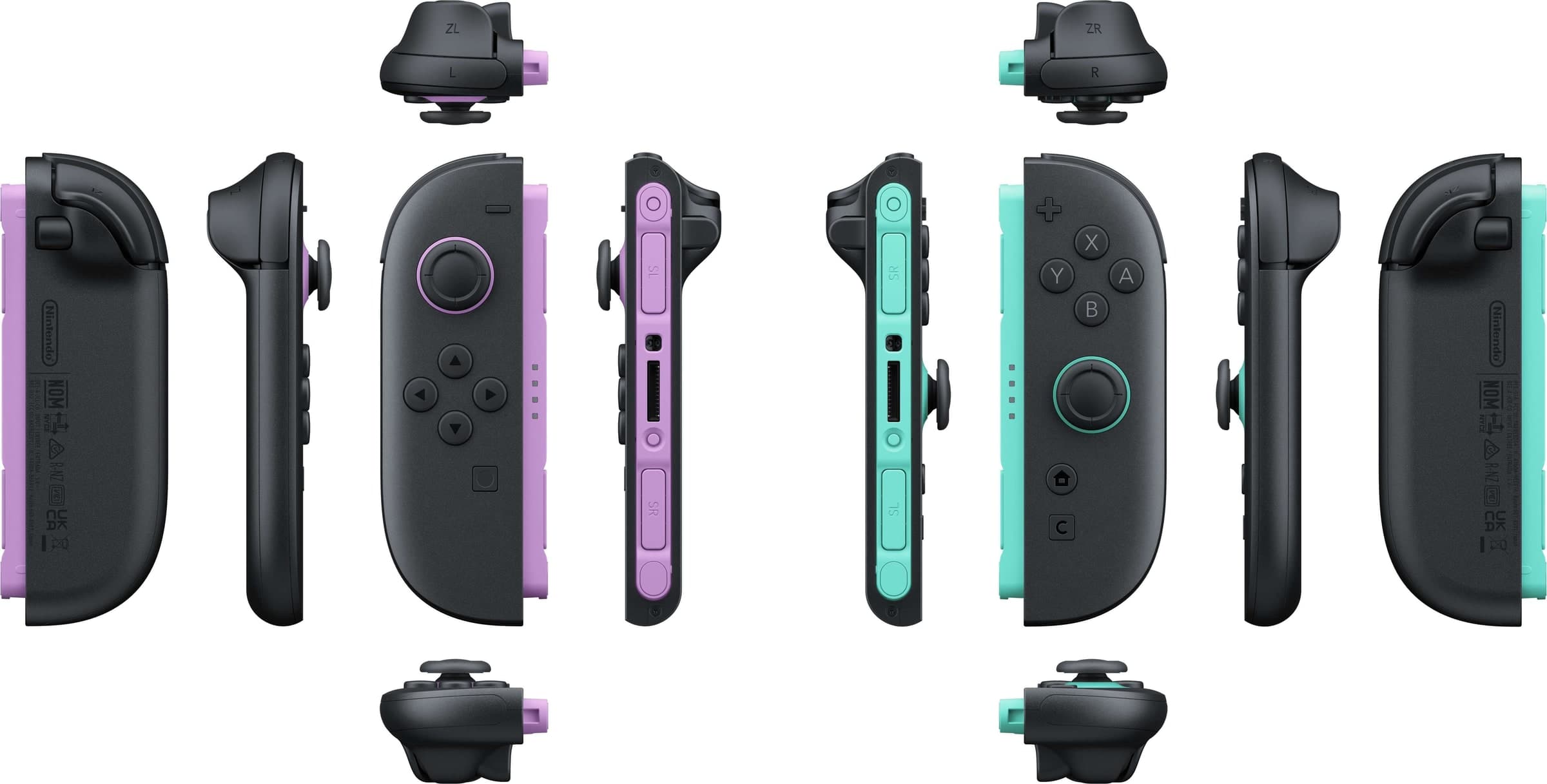 Switch 2 Joy-Con Coppia Controller Viola Chiaro / Verde Chiaro - 6