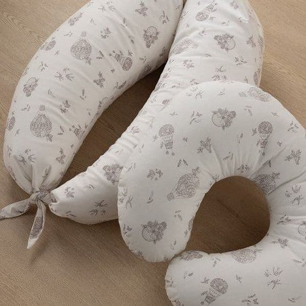 Cuscino Allattamento Piccolo Cambrass Globe Crudo 53x45x10 Cm - 3