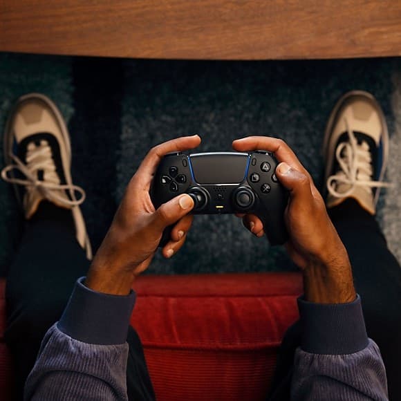 PS5 DualSense Midnight Black V2 EU - 4