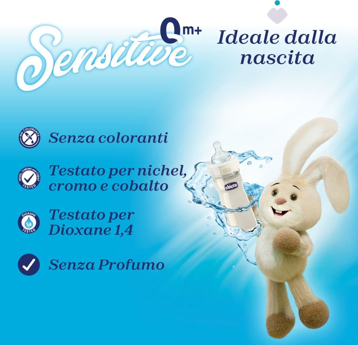 Detergente Biberon e Stoviglie Chicco Sensitive 300ml - 2