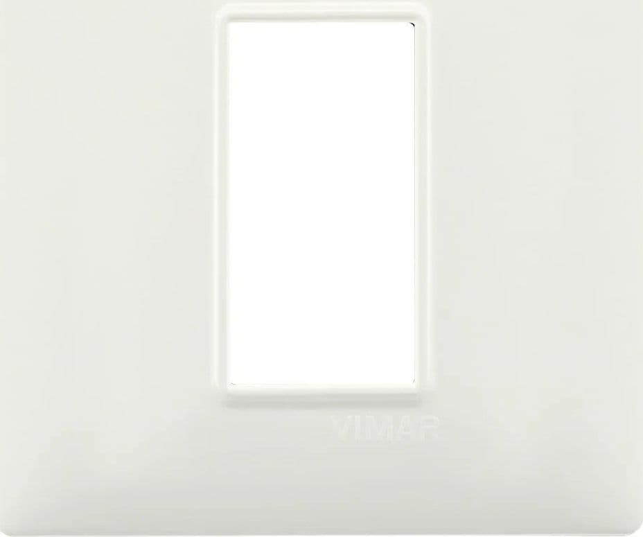 Placca Vimar Plana 1 Modulo Avorio 14641.02 - Design Elegante, Certificata Senza Alogeni - 2