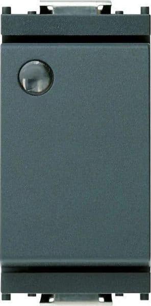 VIMAR Interruttore 1P 16AX Luminoso Grigio - Modello 16021, Design Elegante e Installazione Facile - 2