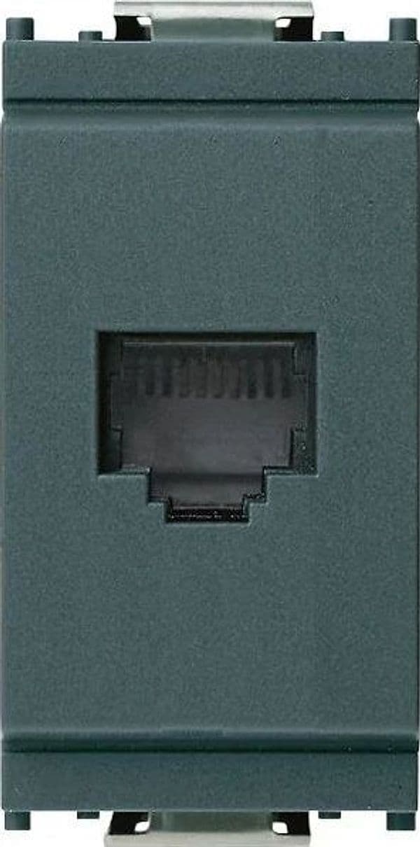 Presa RJ11 6/4 Grigio VIMAR Modello 16335 - Collegamento Sicuro, Installazione Facile - 2