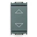 Commutatore VIMAR 2P 10AX Grigio - 16145, Installazione Facile, Design Elegante, Sicurezza Certificata IEC - 2