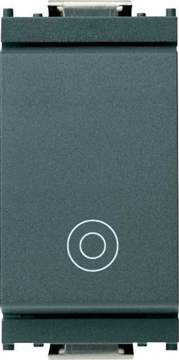 Pulsante VIMAR 1P NO 10A Grigio - SKU 16080, Design Compatto e Affidabile per Installazioni Elettriche - 2