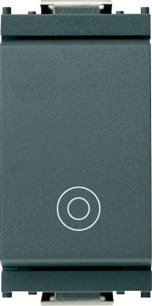 Pulsante VIMAR 1P NO 10A Grigio - SKU 16080, Design Compatto e Affidabile per Installazioni Elettriche - 2