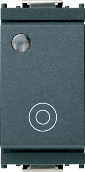 Pulsante VIMAR 1PNO 10A Luminoso Grigio, Codice SKU 16090 - Affidabile e Elegante per Segnalazione Elettrica - 2