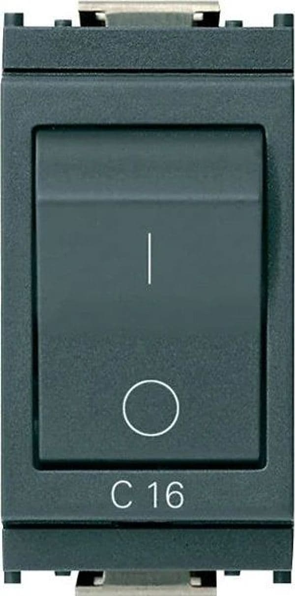 Interruttore Magnetotermico VIMAR MT 1P+N C16 120-230V Grigio - Protezione Elettrica Sicura - SKU 16505.16 - 2