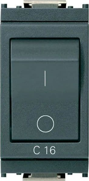 Interruttore Magnetotermico VIMAR MT 1P+N C16 120-230V Grigio - Protezione Elettrica Sicura - SKU 16505.16 - 2