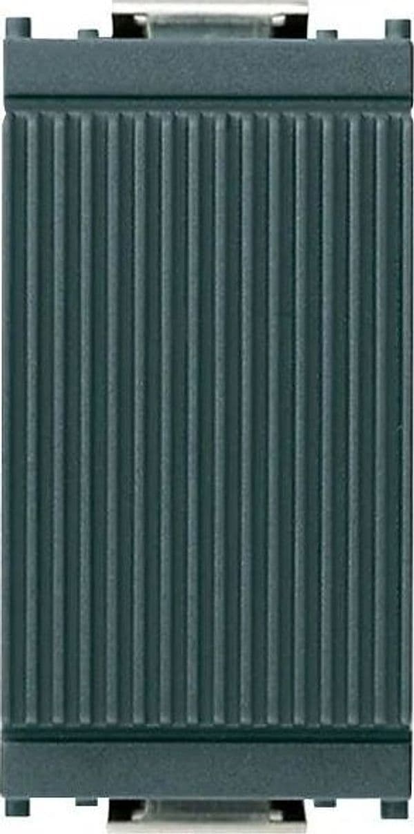 Copriforo Fronte Rigato Grigio VIMAR - SKU 16540 | Design Elegante e Durevole per Casa e Ufficio - 2