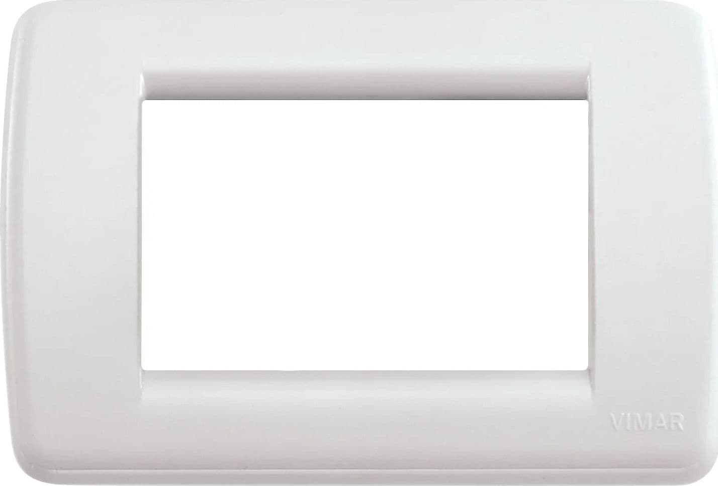 VIMAR Placca Rondò 3M Bianco Idea - SKU 16763.04, Tecnopolimero Resistente, Design Elegante e Moderno - 2