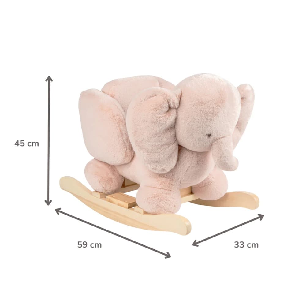 Dondolo Elefante Rosa Nattou - 2