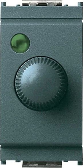 VIMAR Dimmer 230V 100-500W + Push Grigio - Modello 16563, Controllo Intensità Luce Efficiente - 2