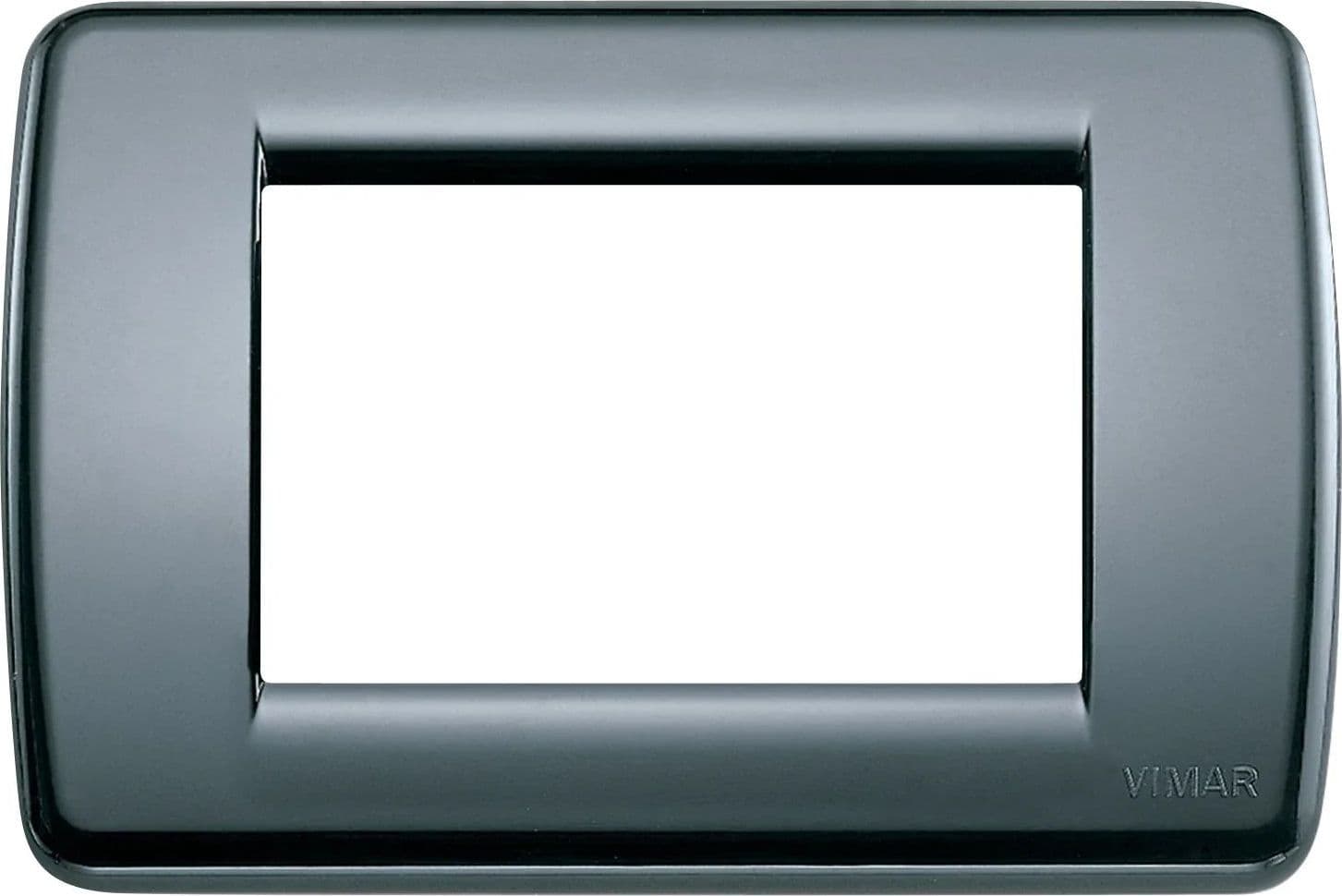 Vimar 16763.15 Placca copripresa e copri interruttori Antracite - 2