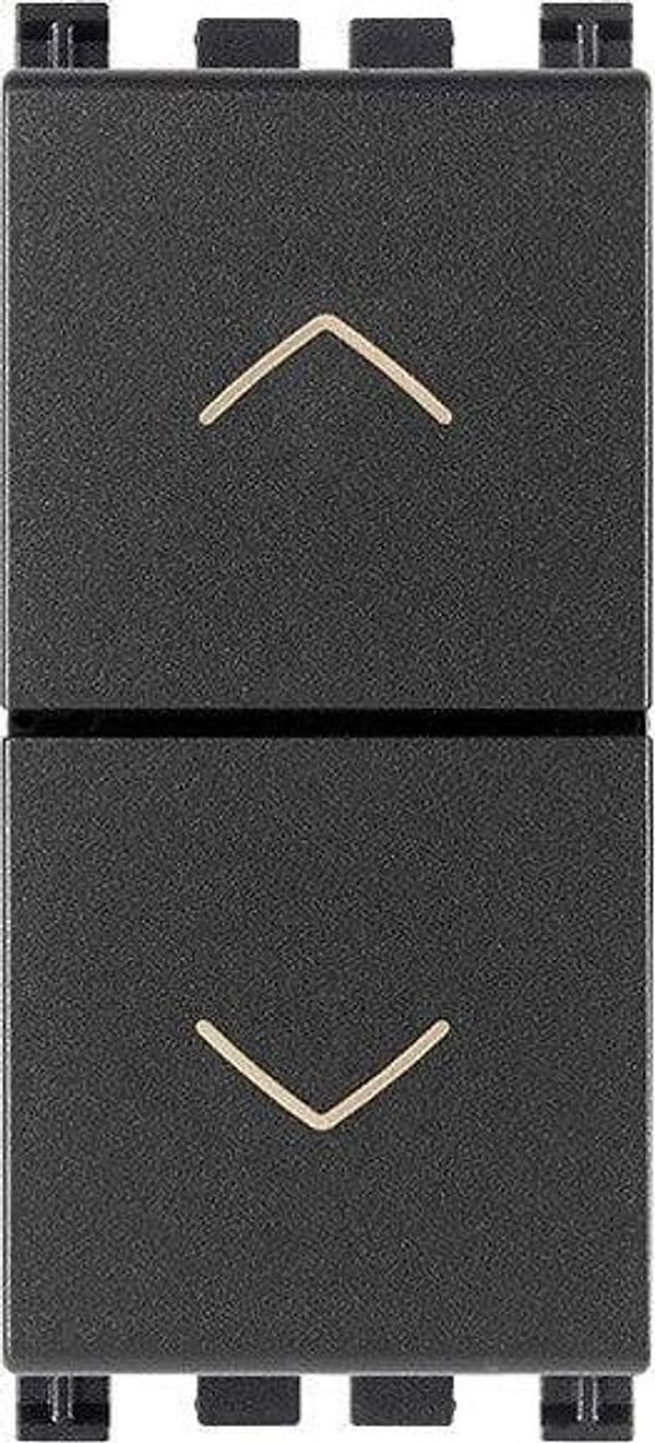 VIMAR Due Pulsanti Interbloccati NO+NO 10A Grigio - Sicurezza e Affidabilità SKU 19062 - 2