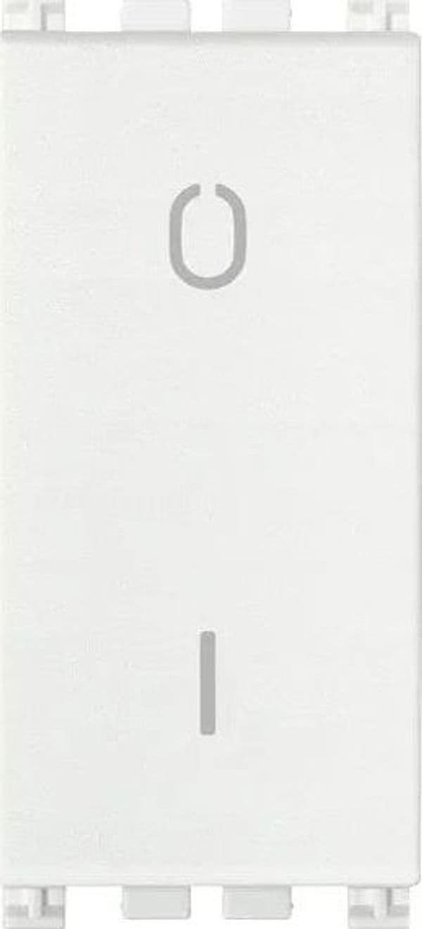 Interruttore VIMAR 2P 16AX Bianco - SKU 19015.B, Illuminabile, Design Elegante, Facile Installazione - 2