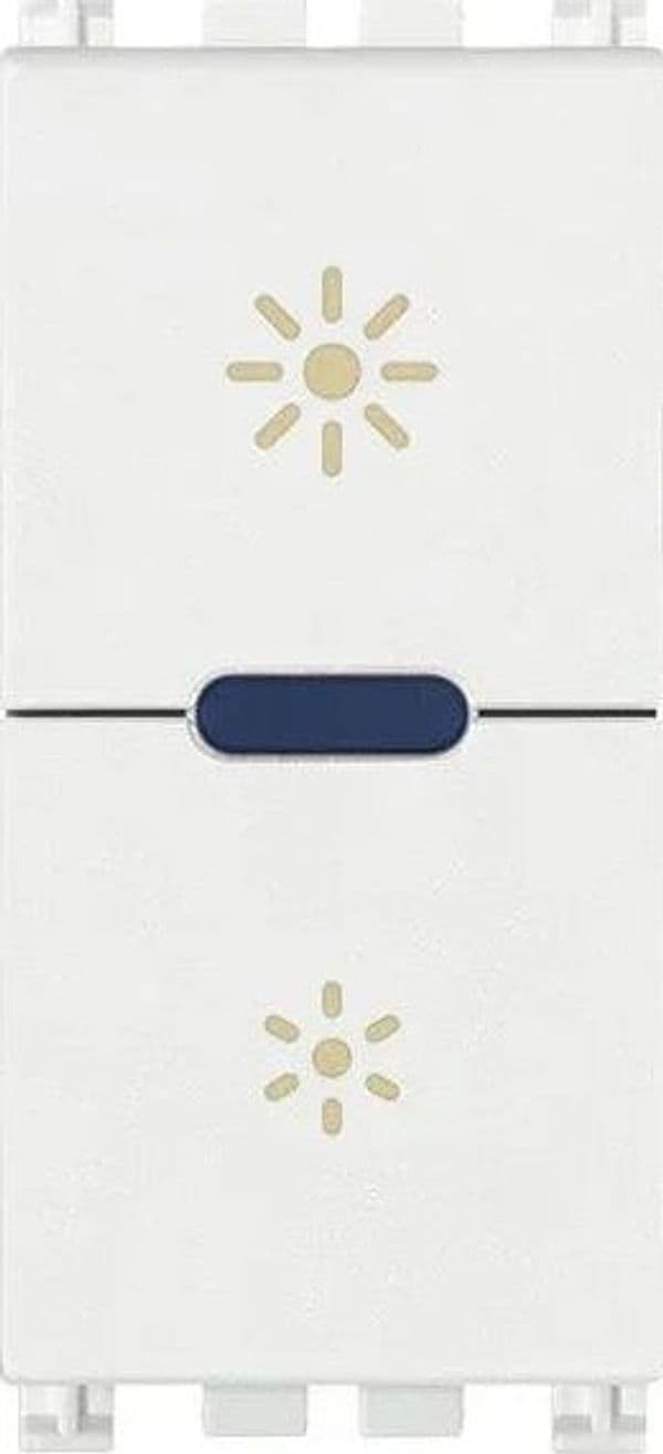 VIMER Dimmer MASTER 230V Universale Bianco - SKU 19135.1.B, Compatibile Con LED, CFL, Incandescenza, Controllo Multi-Punto - 2