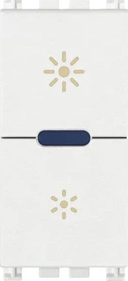 VIMER Dimmer MASTER 230V Universale Bianco - SKU 19135.1.B, Compatibile Con LED, CFL, Incandescenza, Controllo Multi-Punto - 2
