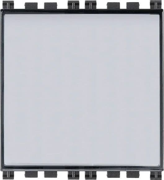 Pulsante Targhetta VIMAR 1P NO 10A Grigio - SKU 19050, Facile Installazione e Design Elegante - 2