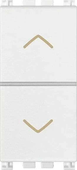 VIMAR Due Pulsanti Interbloccati NO+NO 10A 250V Bianco - Sicurezza e Affidabilità - SKU 19062.B - 2
