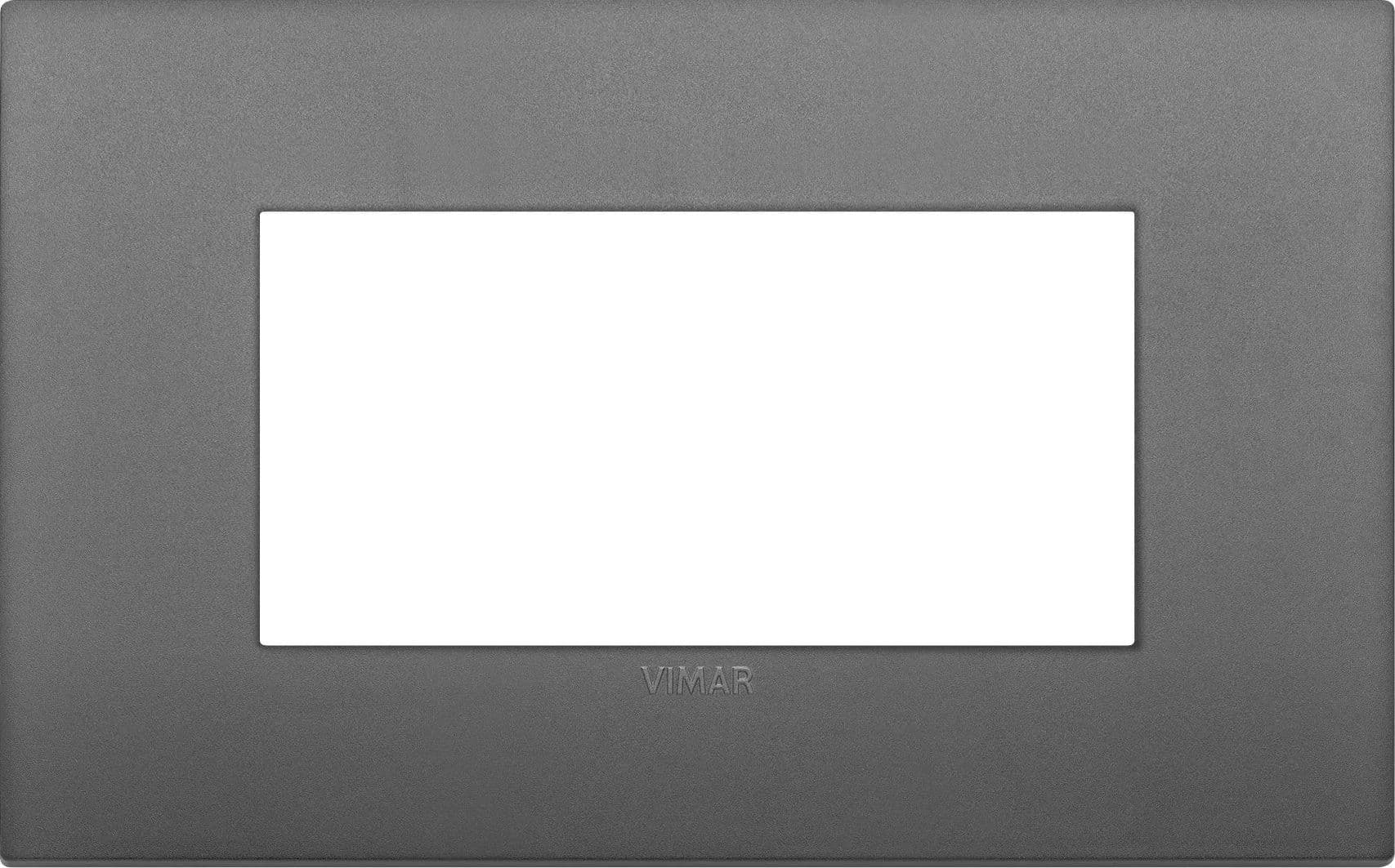 VIMAR Placca Classic 4M Grigia - Design Elegante, SKU 19654.72, Resistente e Funzionale - 2