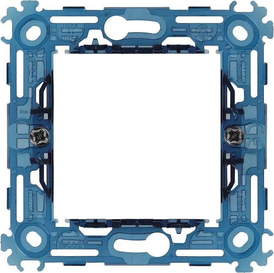 Supporto 2M VIMAR Con Griffe INT71 - Codice SKU 19602, Installazione Facile e Robusta - 2