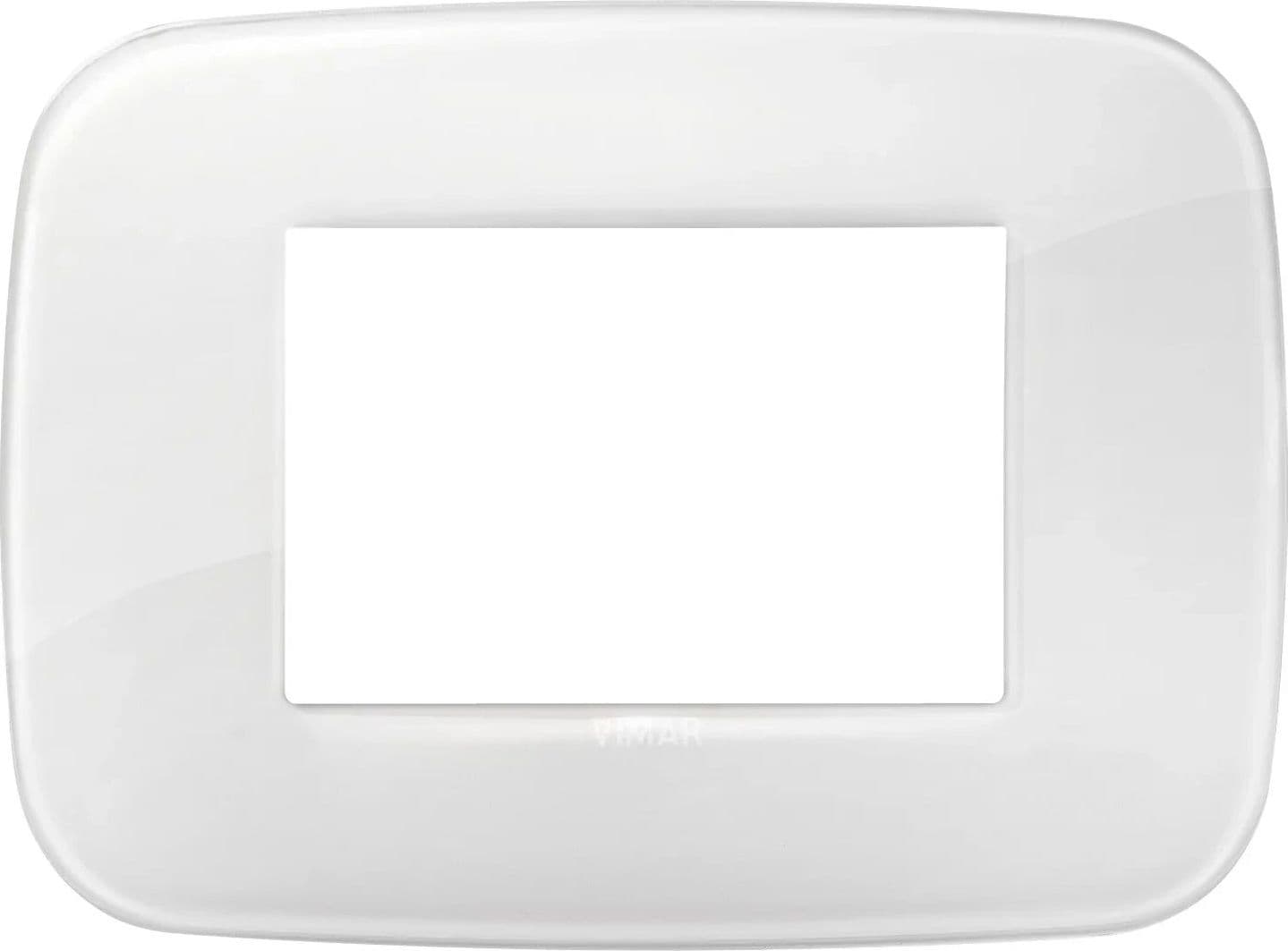 Placca Round 3M Reflex Ghiaccio VIMAR - SKU 19683.66, Design Moderno, Resistente e Facile da Installare - 2