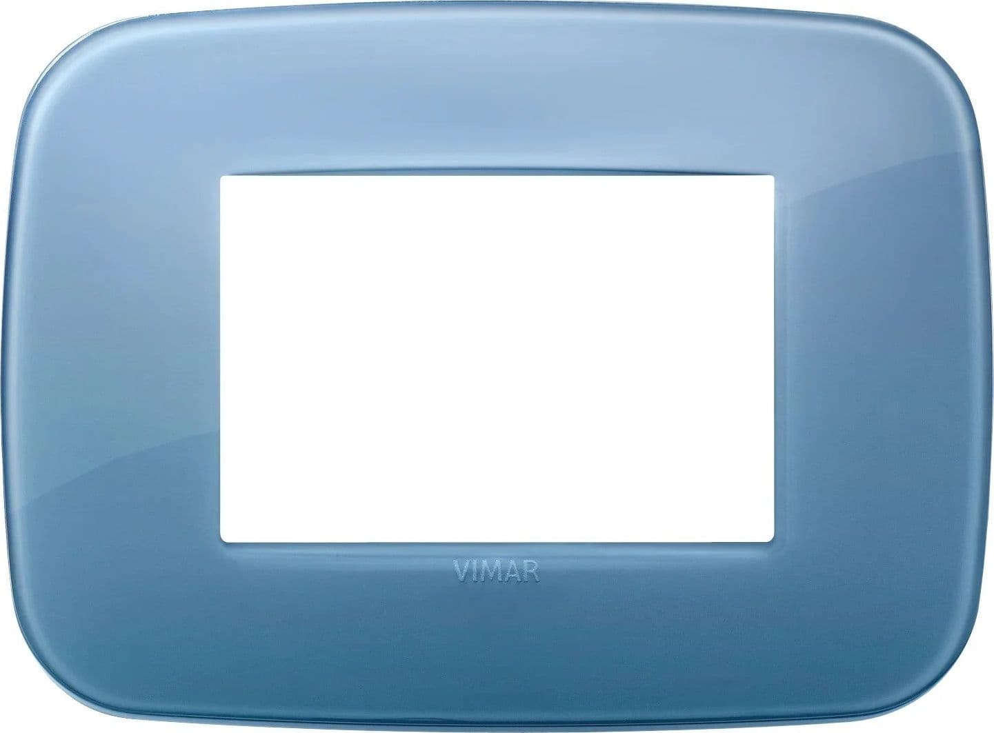 Vimar 19683.64 Placca copripresa e copri interruttori Blu - 2