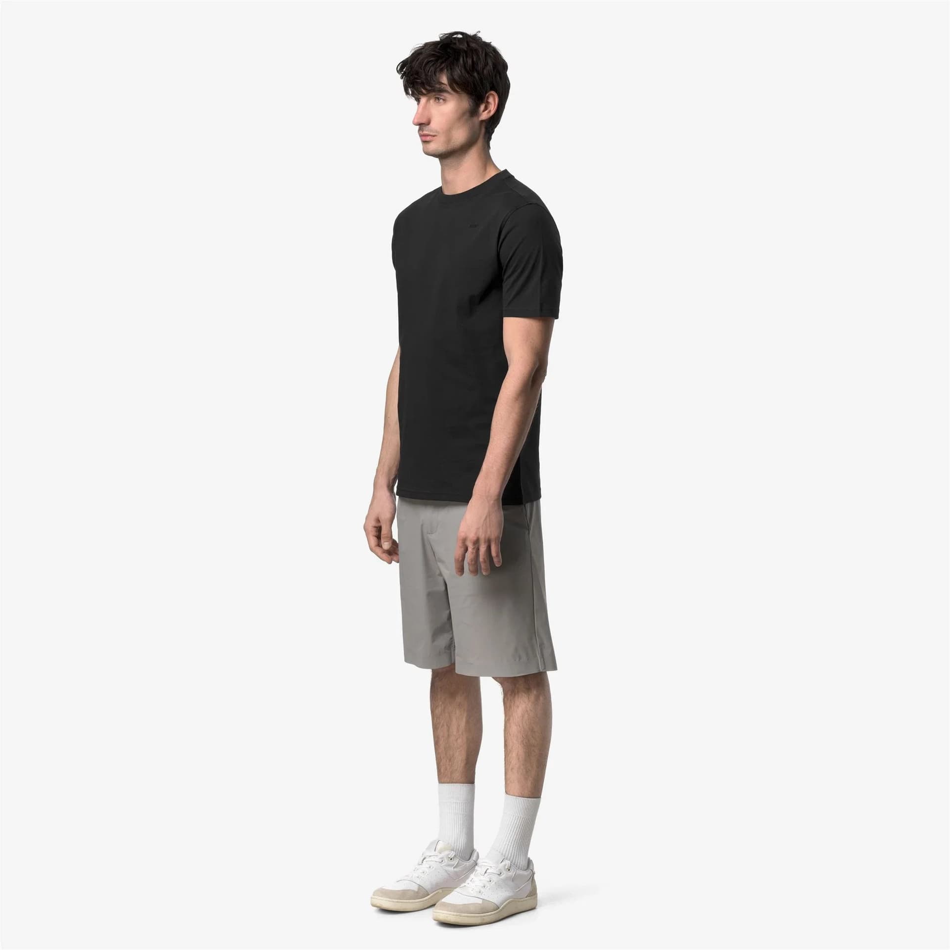 K-way T-shirt uomo Odom Jersey Micro Lettering Slim K81489W - 3