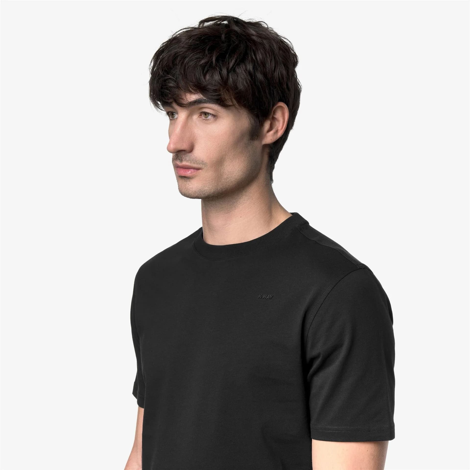 K-way T-shirt uomo Odom Jersey Micro Lettering Slim K81489W - 4