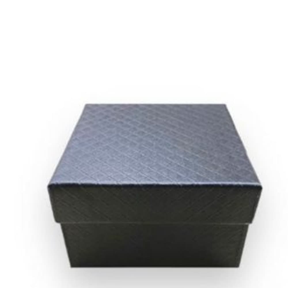 Scatola regalo rigida 9x9x5 cm elegante per gioielli e piccoli oggetti - 3