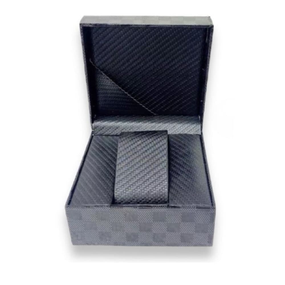 Scatola porta orologio premium 11.5x10x7 cm con interno imbottito e finitura elegante - 3