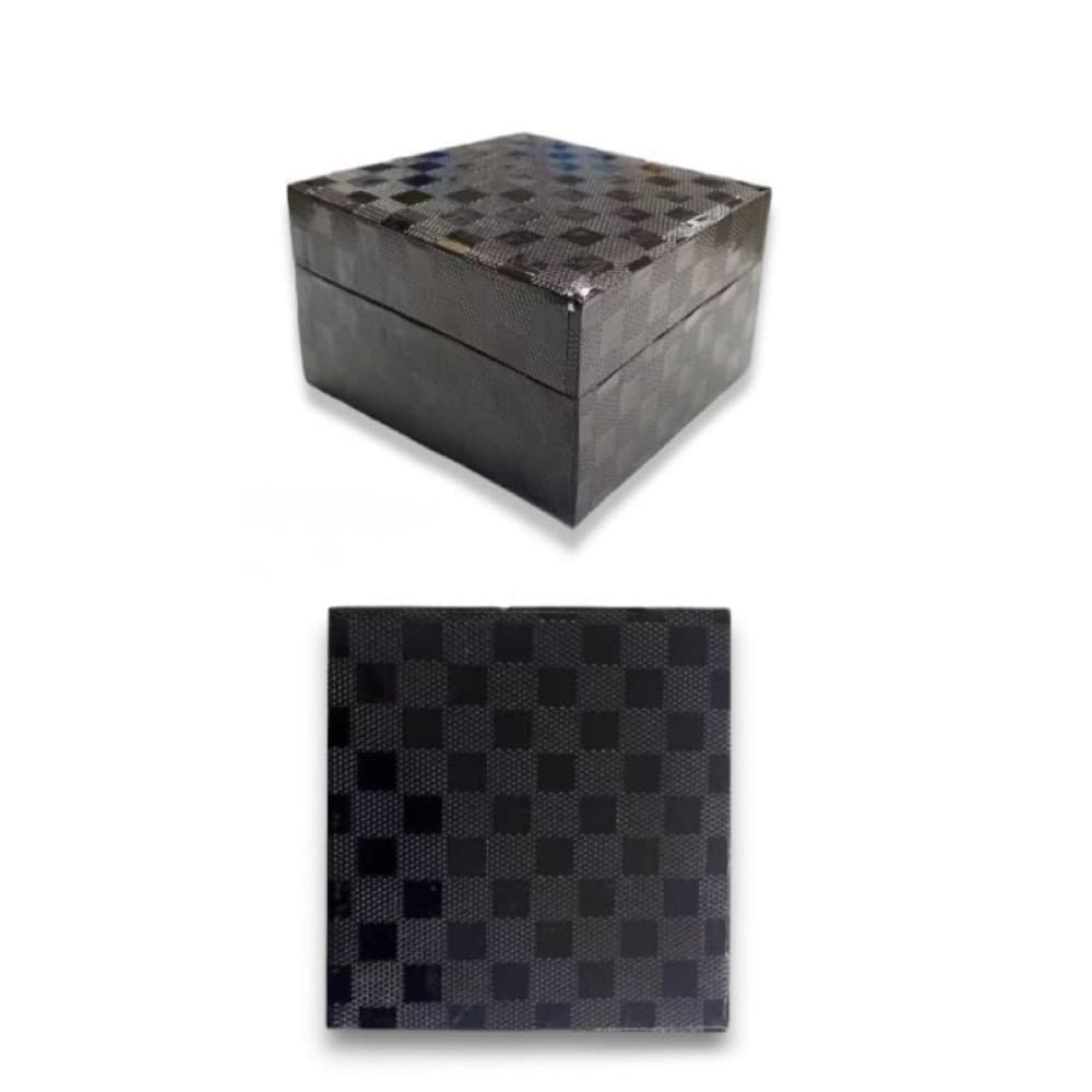 Scatola porta orologio premium 11.5x10x7 cm con interno imbottito e finitura elegante - 4