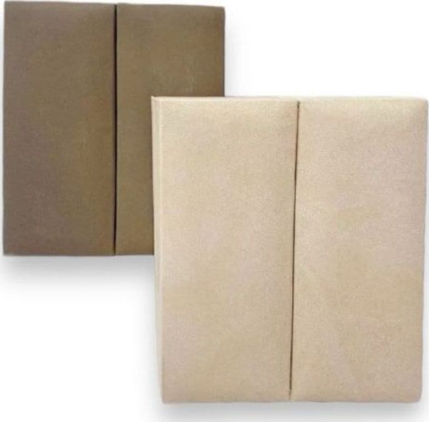 Scatola porta orologio elegante beige 12x10.5x5.5 cm con interno protettivo - 3