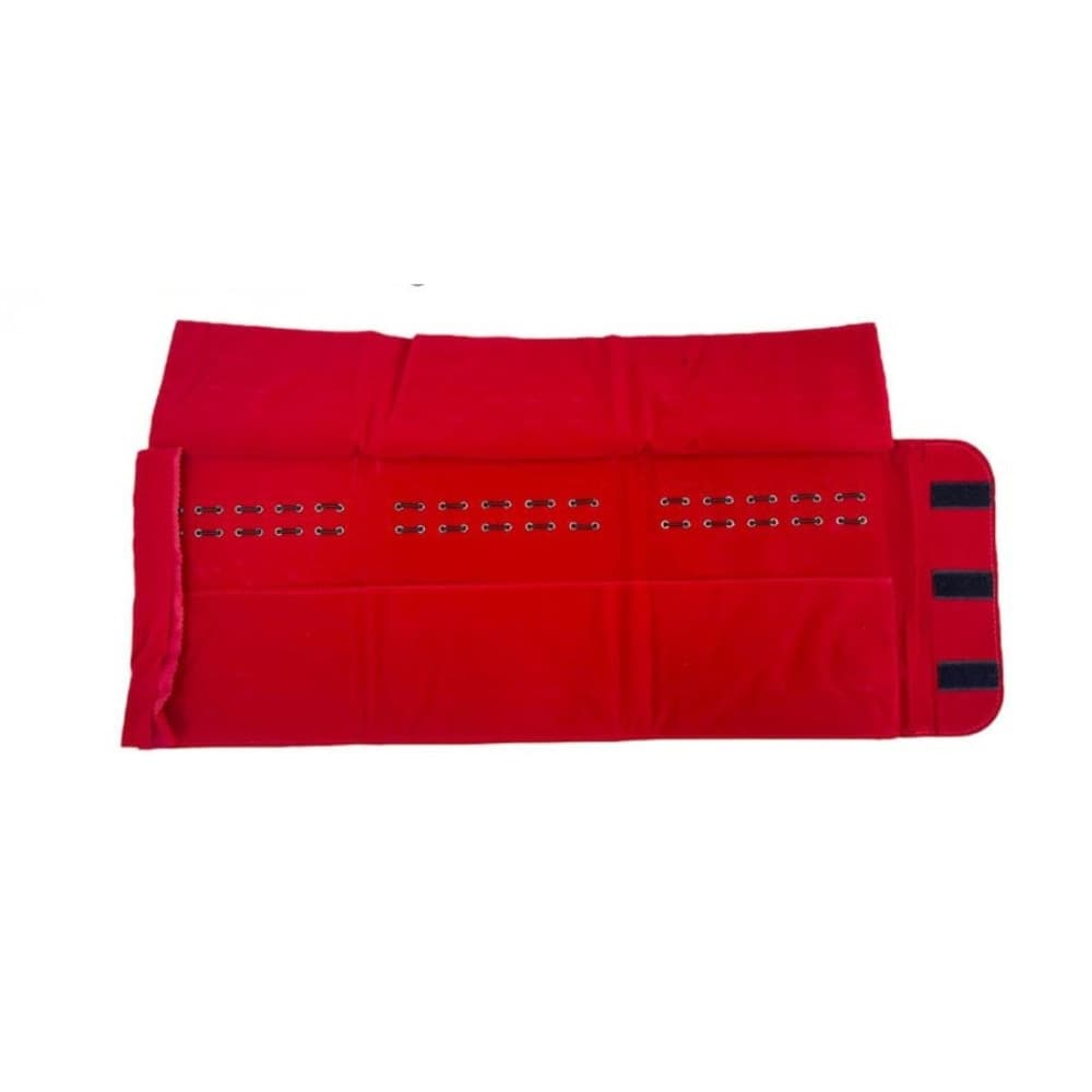 Custodia porta orologi da viaggio 25x21x3 cm organizer multi slot con chiusura - 4