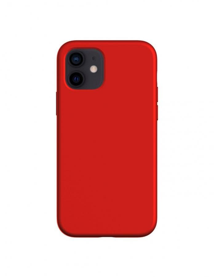 cover  silicone iphone 15 pro max rossa