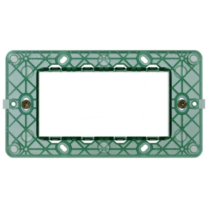 Supporto 7 Moduli Vimar Plana 14617 - Installazione Facile e Compatibile con Altri Marchi - 2
