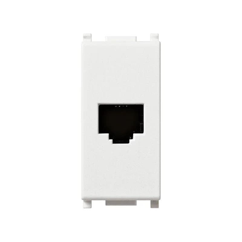 Vimar Plana Presa Telefonica RJ11 14320 - Design Elegante, Facile Installazione, Compatibilità Universale - 2