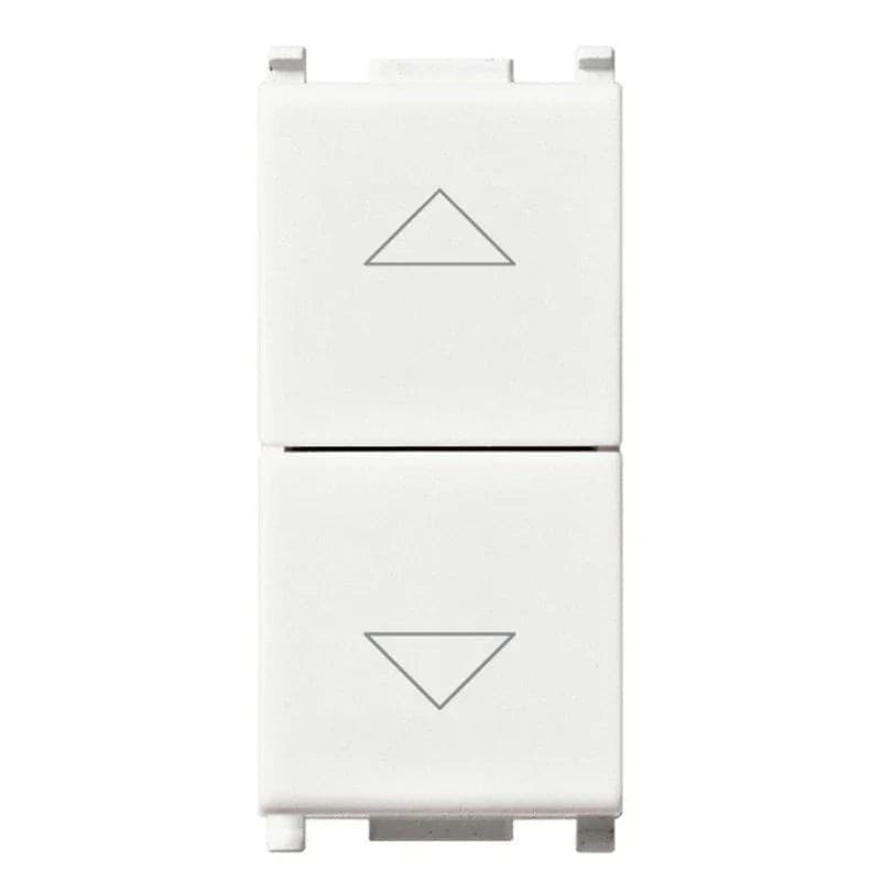 Vimar Plana Doppio Pulsante Interbloccato 14062 - Controllo Tapparelle 250V 10A IP40 Bianco RAL 9003 - 2