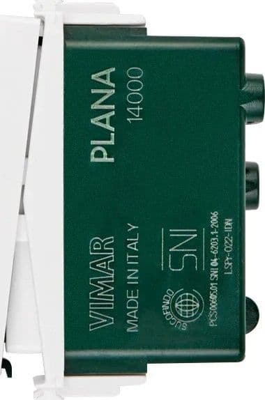 Interruttore Vimar Plana 10A 1P Bianco Illuminabile SKU: 12345 - Sostituibile, Max 100W, Design Elegante - 2
