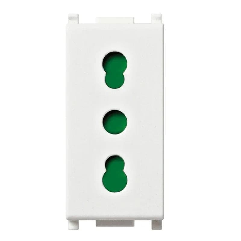 Vimar Plana Presa Bipasso 10/16A 14203 - Sicura, Elegante e Adatta per Installazione IP20 - 2