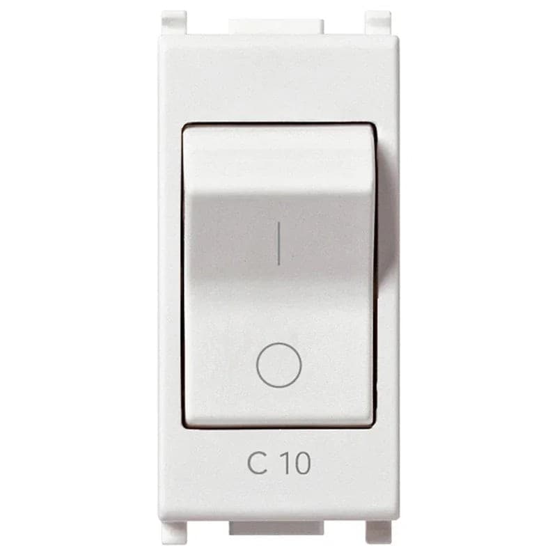 Interruttore Automatico Magnetotermico Bipolare Vimar Plana 10A 14405.10 - 230V, IP40, 3kA - 2
