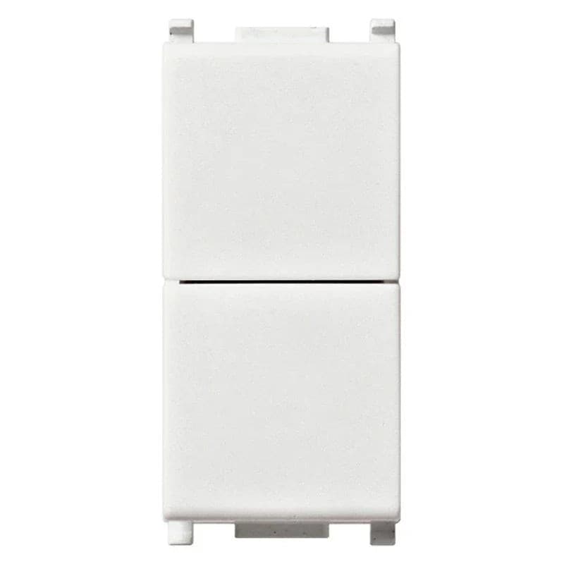 Doppio Pulsante Vimar Plana 10A NO+NO 14066 - Controllo Circuiti Elettrici Indipendenti, Design Elegante - 2