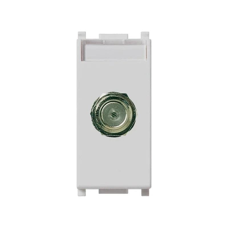 Presa TV SAT Vimar Plana 14318 - Connettore F a Vite, Facile Installazione, Design Elegante - 2