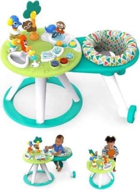 Girello Around We Go 2 IN 1 Tropic Center Bright Stars - 4