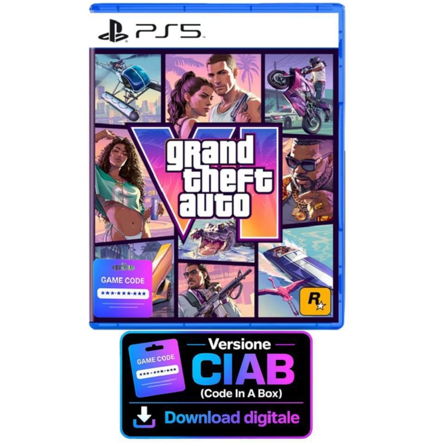 PS5 Grand Theft Auto GTA VI Standard Edition PREORDINE (19/11/2026)