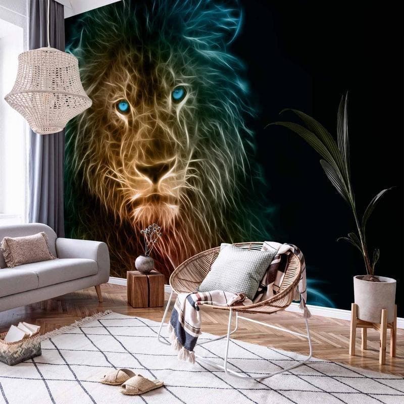 Fotomurale  Abstract lion - 13