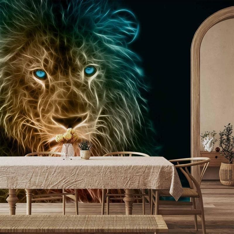 Fotomurale  Abstract lion - 14