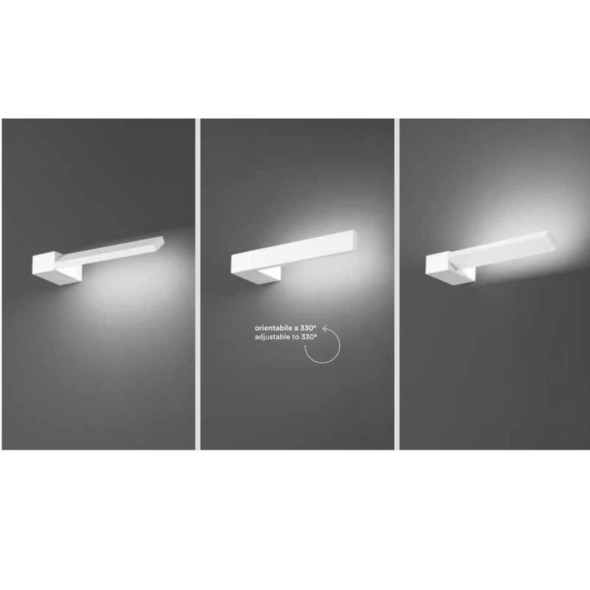 Applique moderno Perenz illumina ELLE 8228 B CT LED orientabile lampada parete - 5